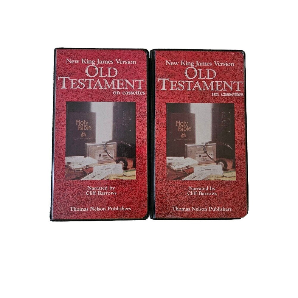 New King James Version Old Testament Vol 1 & 2 (24) Cassettes By Cliff Barrows